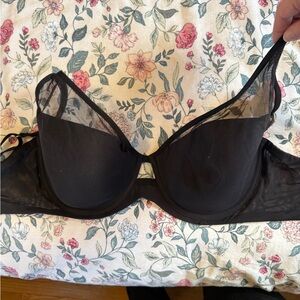 Smart & Sexy Sheer Black Bra NWT Size 38D